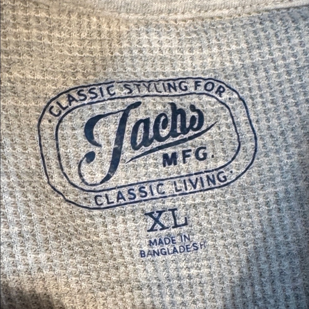 Jachs Men's Light Tan Crewneck Sweater Lightweight XL - Picture 2 of 3